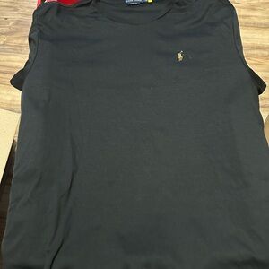Polo Ralph Lauren Custom Fit Crew Neck T-Shirt, Black, XL